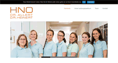 Desktop Screenshot of hno-freiburg.com