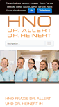 Mobile Screenshot of hno-freiburg.com